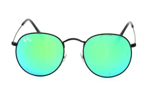 Ray Ban Round Metal 3447green-b